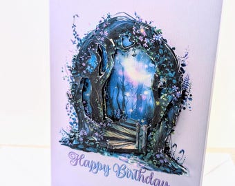 carte d'anniversaire fantaisiste faite main, cartes de voeux pour elle, cartes personnalisées, cartes de voeux Royaume-Uni