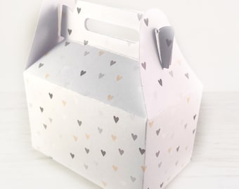 Boîtes rectangulaires pour baby shower, cadeau d'anniversaire pour elle, cadeaux pour les invités