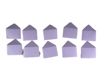 Mini-enveloppes et cartes mauves, cadeaux de mariage, minuscules cartes de correspondance