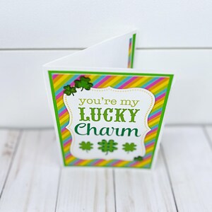 Cute St. Patrick&#39;s Day Handmade Greeting Card