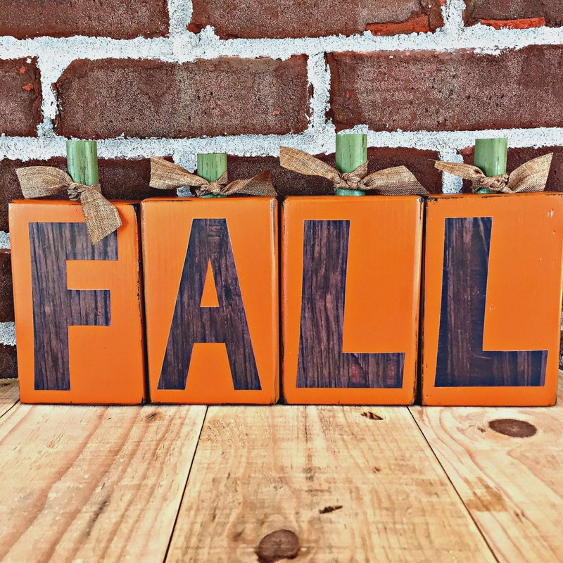 Wooden Letter Blocks - Etsy