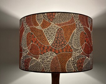 Aboriginal Bush Coconut Dreaming Lampshade