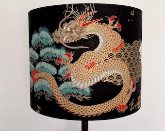 Japanese Dragon Lampshade