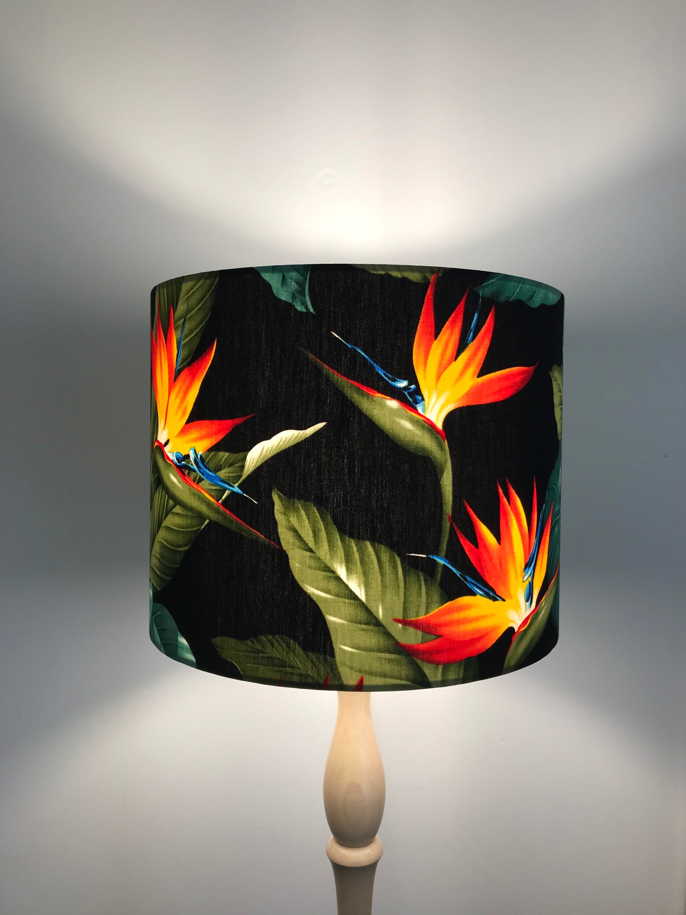 Bird Of Paradise Lampshade Strelitzia, Bird Of Paradise Table Lamp