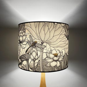 Golden Dragonfly Lampshade