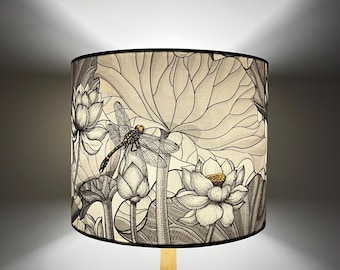 Golden Dragonfly Lampshade