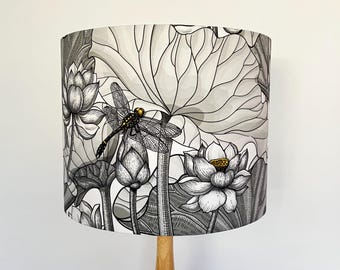Golden Dragonfly Lampshade