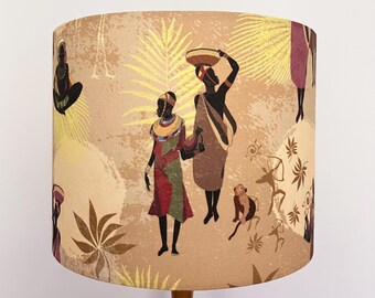 Africana Lampshade , African and Africa