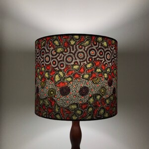 Waterhole Lampshade - Aboriginal Dot art lampshade , indigenous lampshade