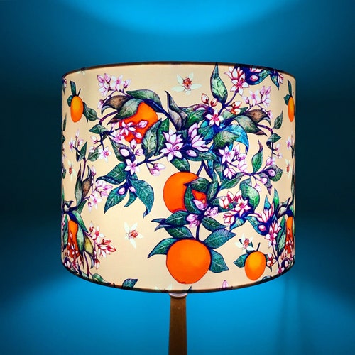 Orange Blossom Lampshade