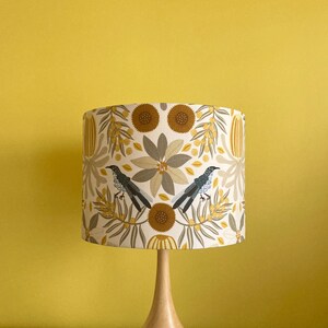 Wattlebird & Yellow Banksia Lampshade image 4