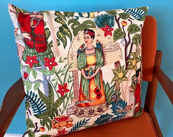 Frida Kahlo - Frida’s Garden Cushion Cover 50cm x 50cm