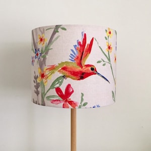 Hummingbird Lampshade - Floral Lampshade