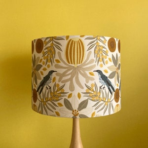 Wattlebird & Yellow Banksia Lampshade image 5