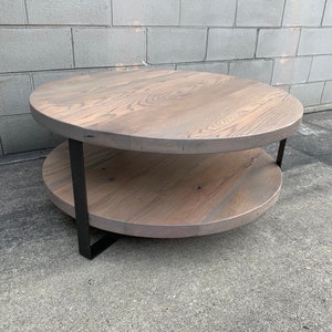 Barnwood Round Coffee Table Coffee Table Night Stand Side Table