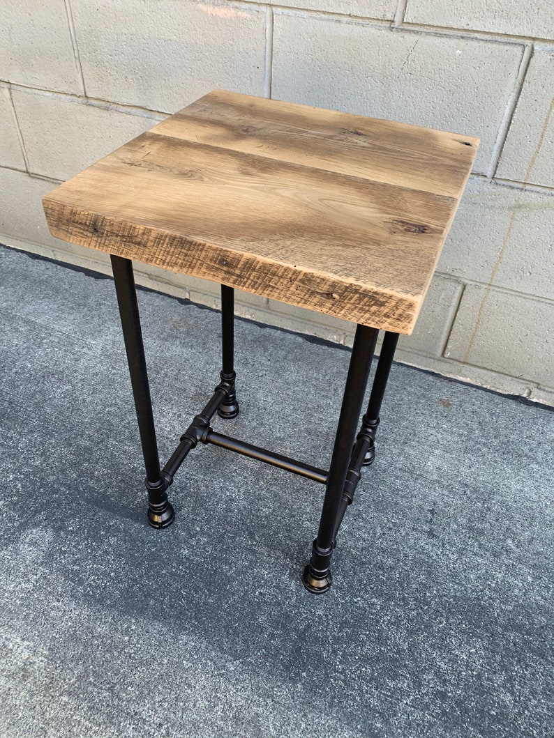 Reclaimed Barn Wood Accent End Table Side Table Bed Table Etsy