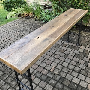 Reclaimed Barn Wood Rustic Sofa Table