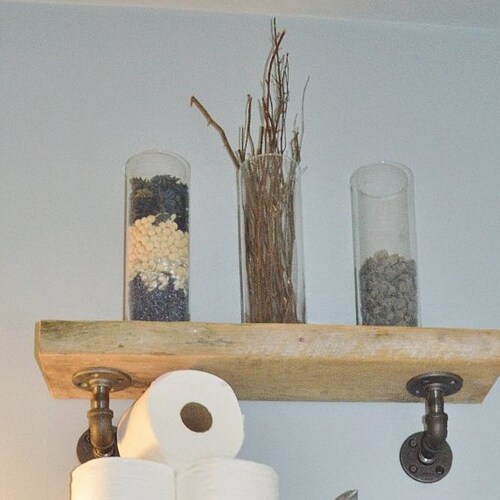 Reclaimed Barn Wood Bathroom Shelves Etsy