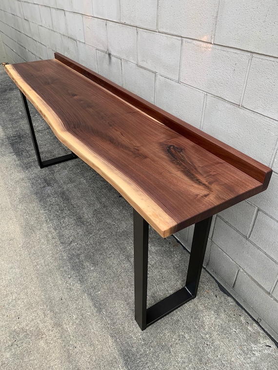 Live edge bar height dining table deals