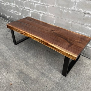 Live Edge Walnut Coffee Table