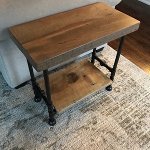 Reclaimed Barn Wood End Table Coffee Table Night Stand Side Table