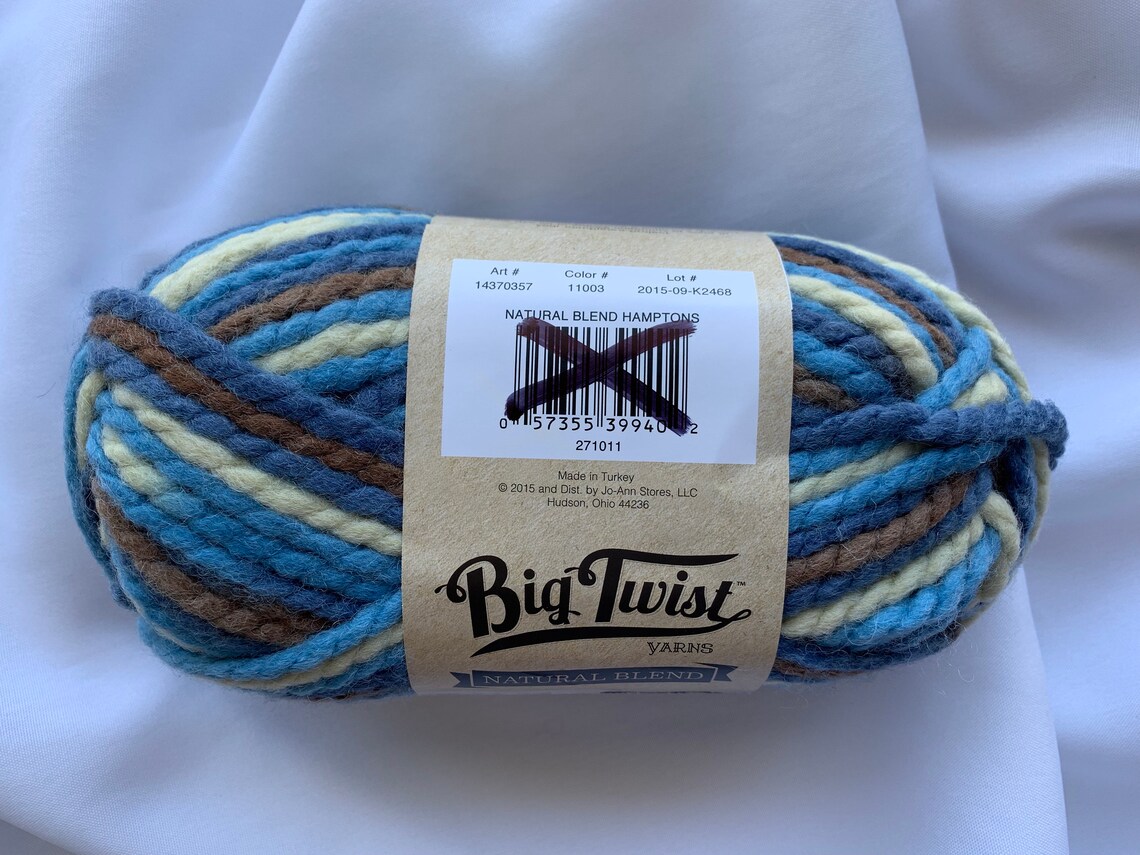 Big Twist Yarns Natural Blends Hamptons 11003 Bulky 6 4.2 Etsy
