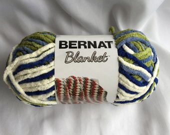 3 Pack COUNTRY BLUE 00106 Bernat Blanket Yarn 5.3 Oz 150 G -  Denmark