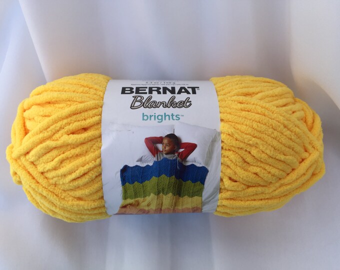SCHOOL BUS YELLOW 13003 Bernat Blanket Brights150g 5.3 Etsy