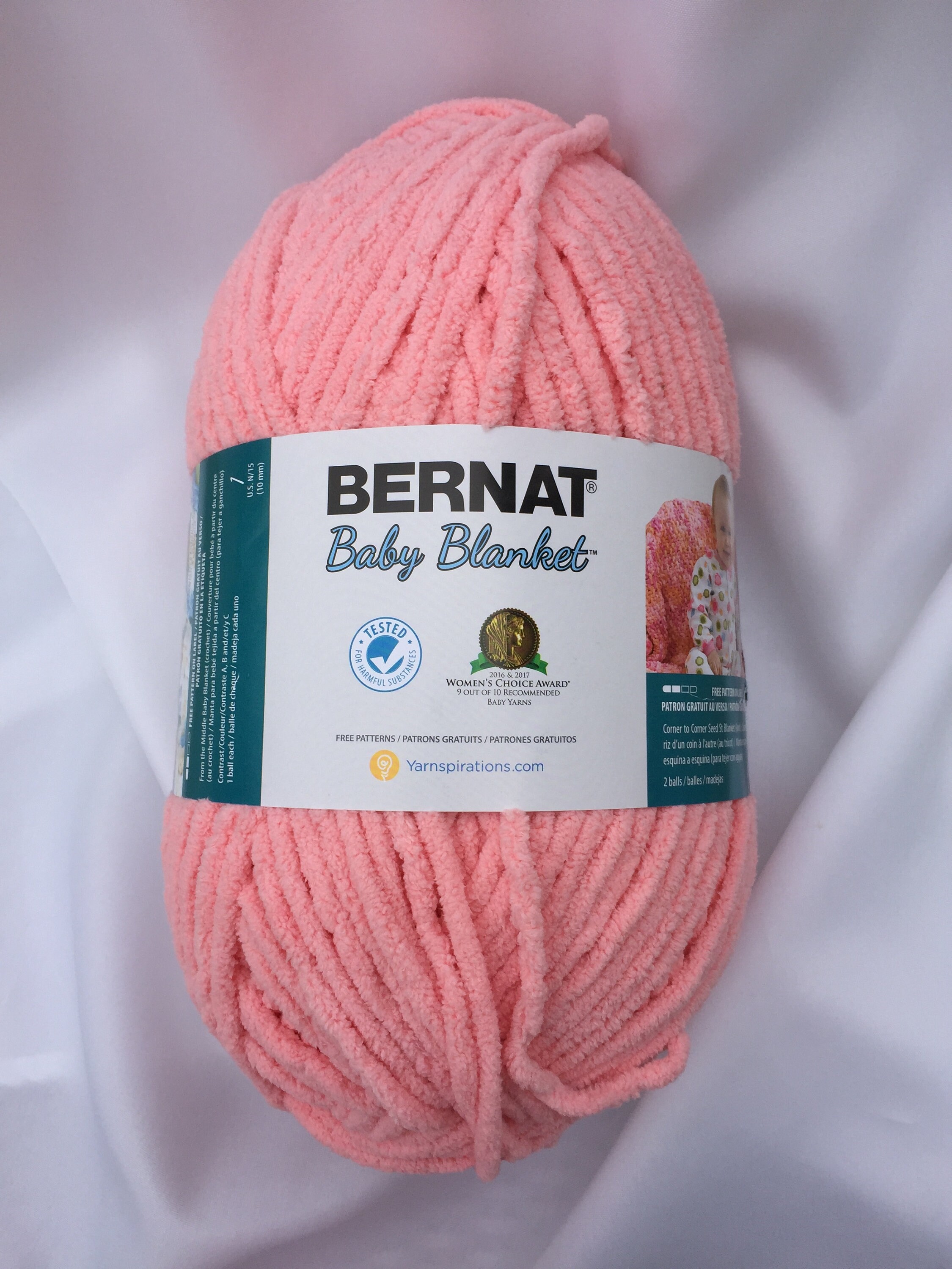 Shell Pink Shell Pink Clouds Bernat Baby Blanket Etsy Finland