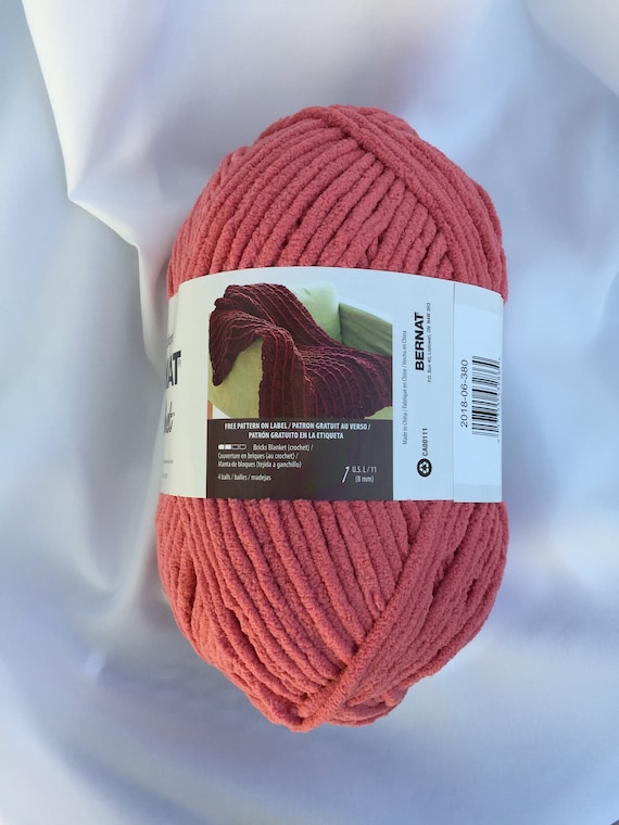 Bernat Blanket Big Ball Yarn Terracotta Rose