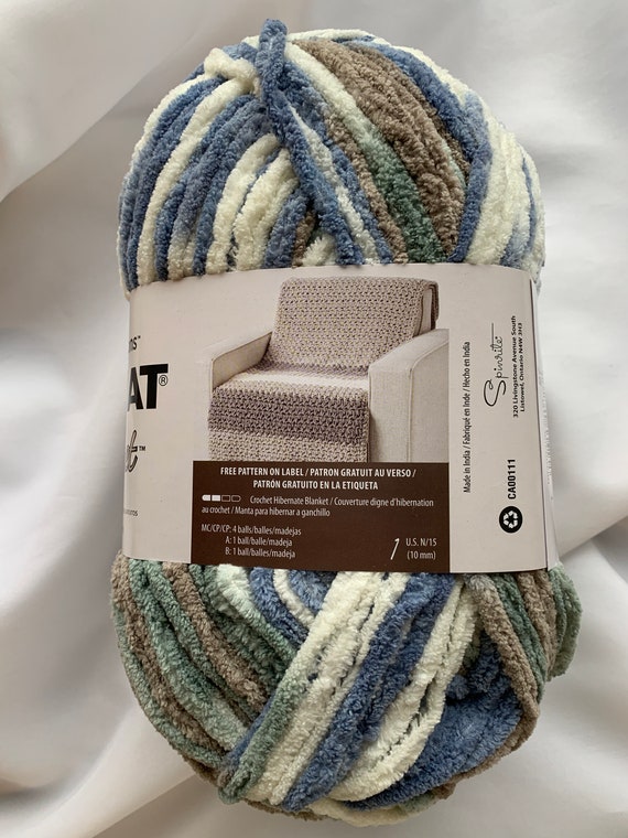 Bernat Blanket Purple Plum Yarn - 2 Pack of 300g/10.5oz - Polyester - 6  Super Bulky - 220 Yards - Knitting/Crochet