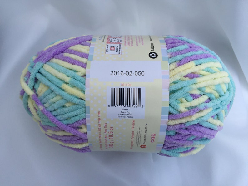 Easter Egg 04327 Yarn Big 10.5 oz Skein Bernat Baby Blanket Etsy