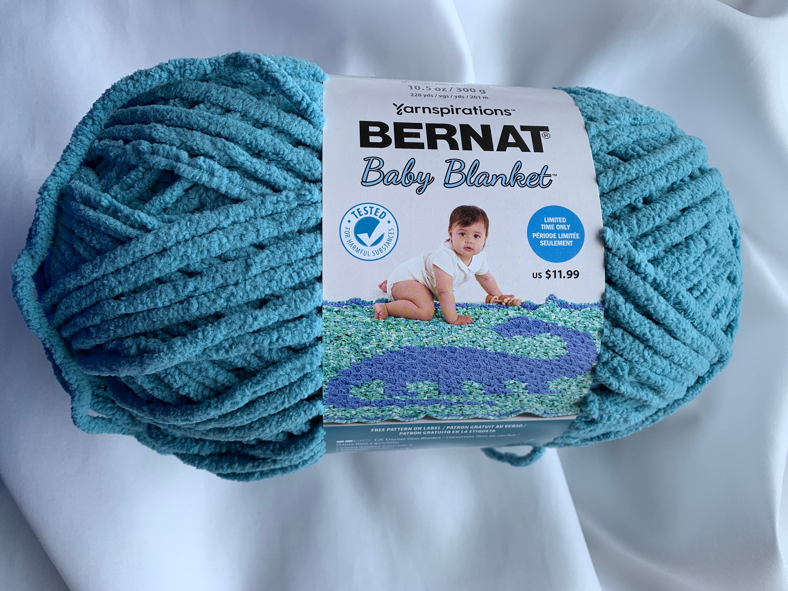 Dinomite Collection Bernat Baby Blanket Yarn220yds10.5 Etsy