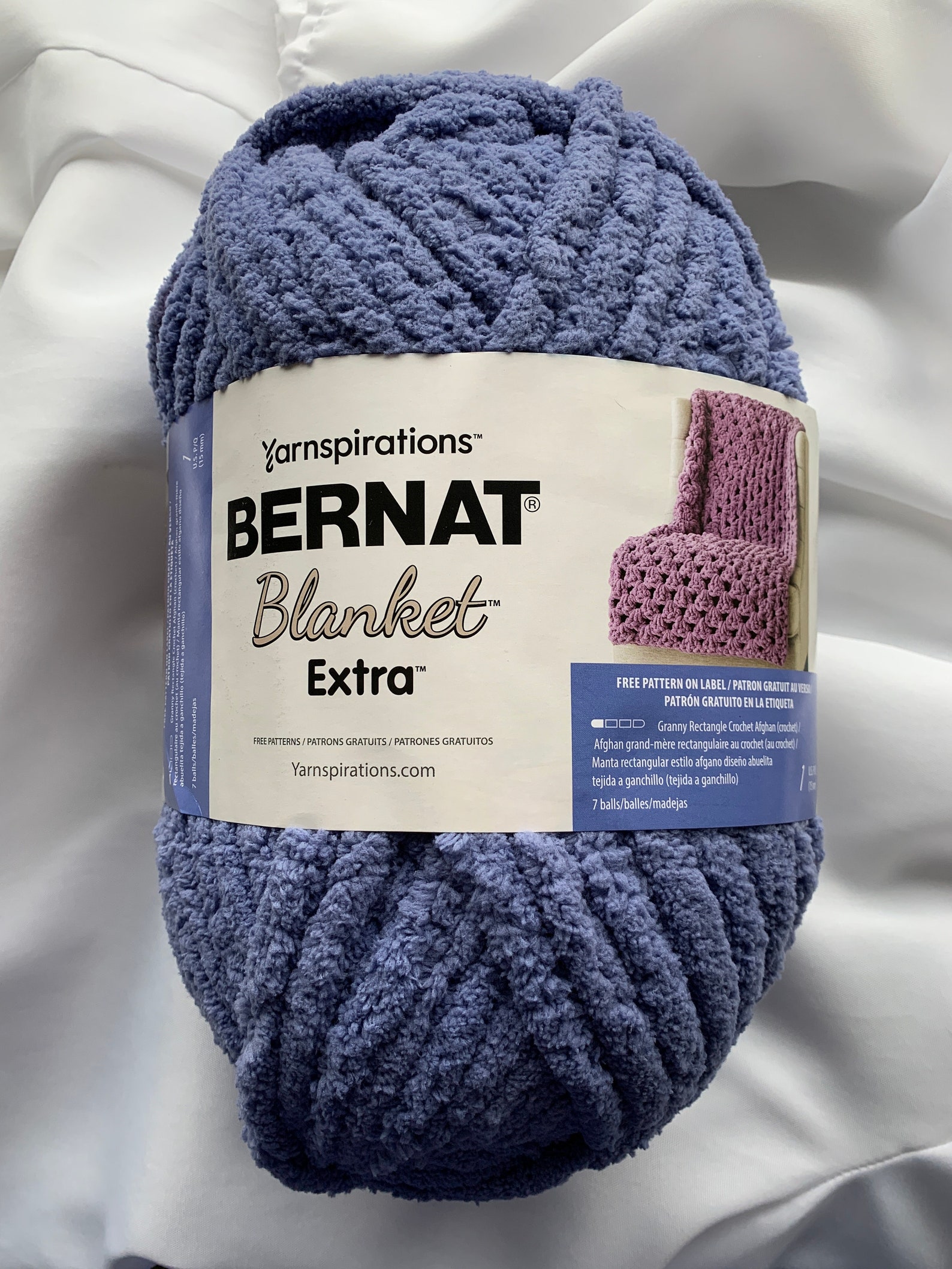 NAVY 27011 Bernat Blanket EXTRA Yarn 97yds 10.5 Oz Skein Etsy