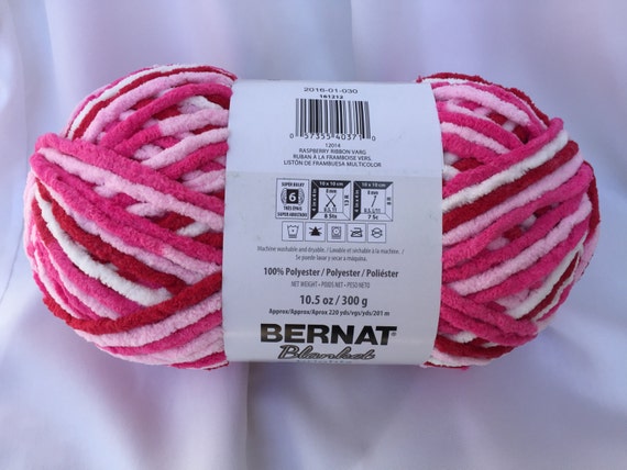 Bernat Blanket Brights Yarn-Raspberry Ribbon Variegated, 1 count