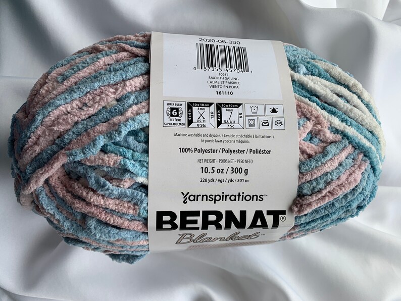 Smooth Sailing 10937 Bernat Blanket Yarn 10.5 Oz 220yds300g Etsy