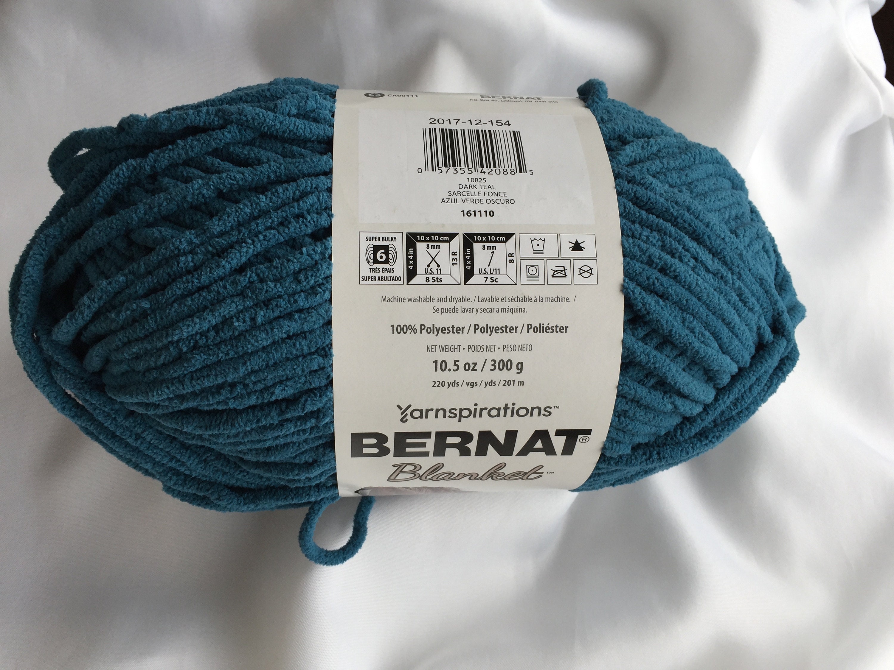 Dark Teal 04745 Bernat Blanket Yarn 10.5 Oz Skein Baby Etsy Canada