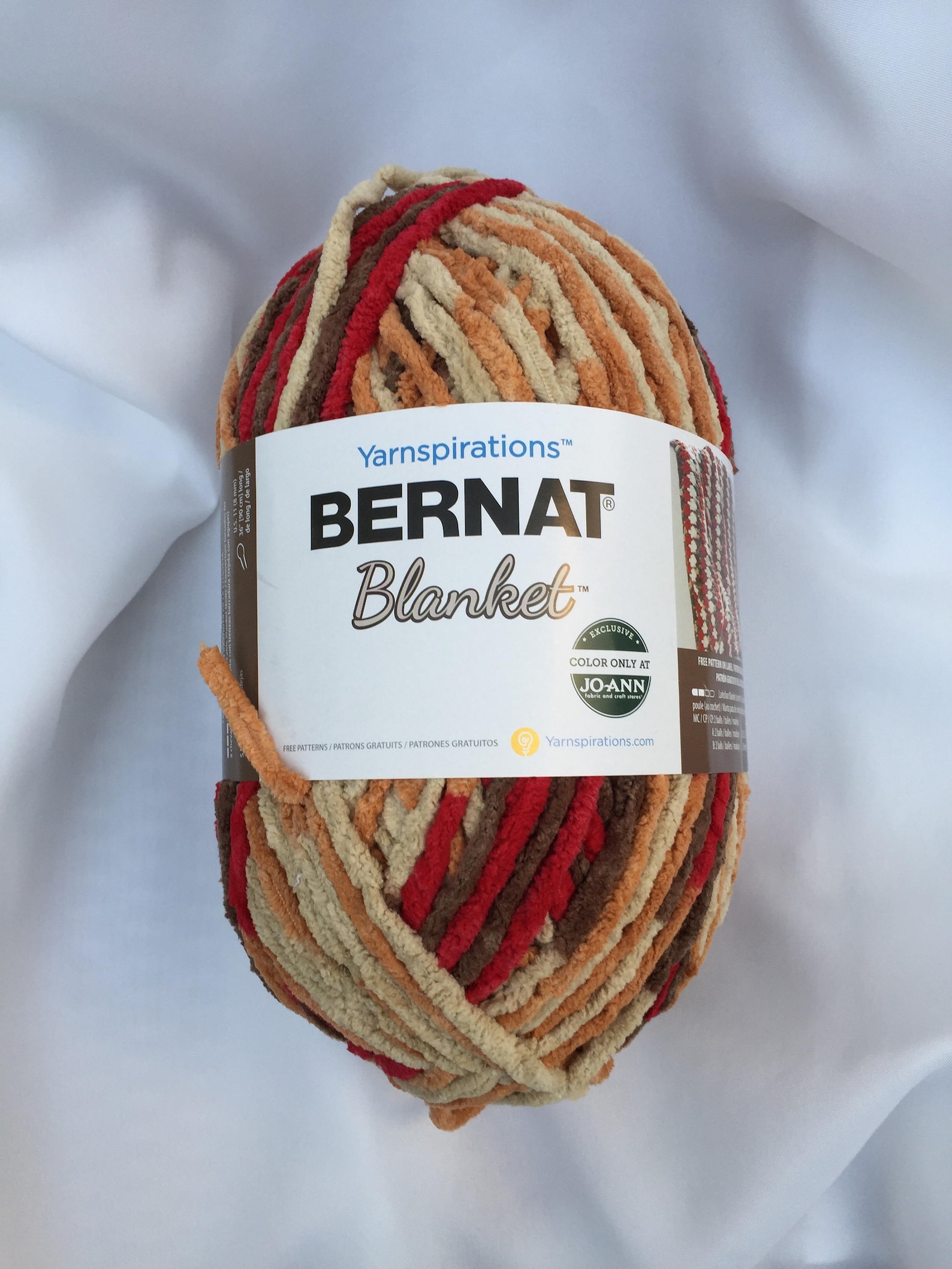 AUTUMN LEAVES 10827 Bernat Blanket Yarn220yds 10.5 oz Skein Etsy