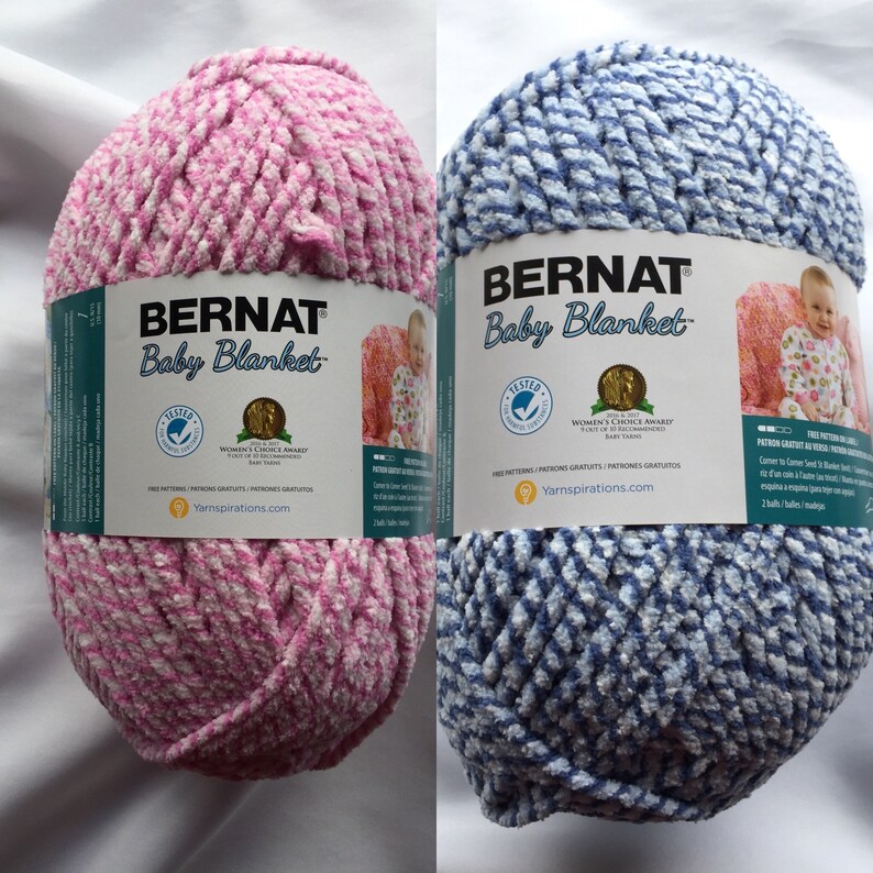 Pink Twist 10001 Bernat Baby Blanket Yarn 220yds 10.5 Oz Etsy
