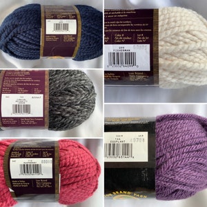Lion Brand WOOL EASE Yarn Worsted 4 Medium Acrylic Wool 3 Oz 197 Yd  Assorted Colors Skein Fisherman Koi Natural Heather 
