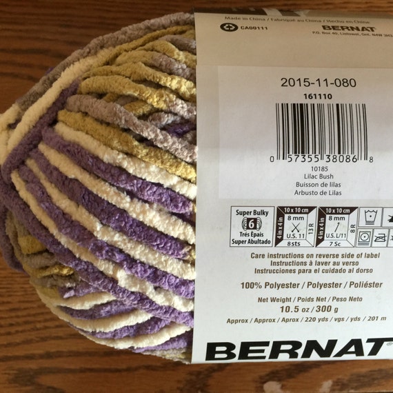 Bernat blanket yarn lilac bush sale