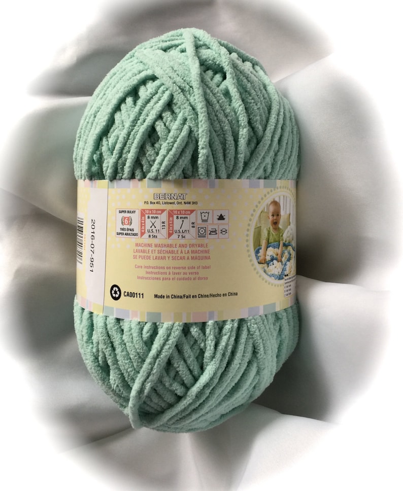 Seafoam 04736 Bernat Baby Blanket Yarn10.5 oz Skein UPC Etsy