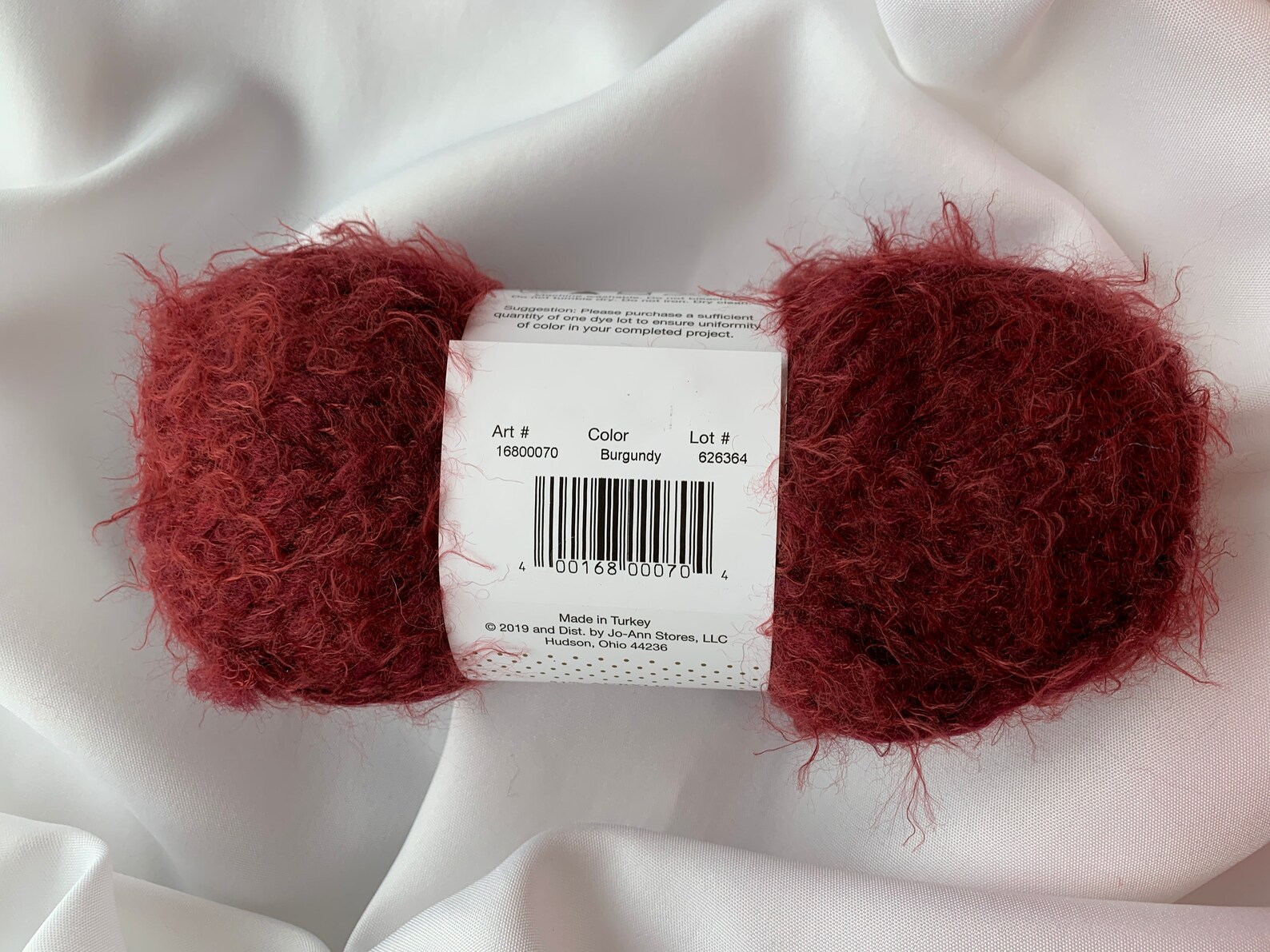 Angel Hair BURGUNDY Yarn Buttercream Luxe Craft 3.5 oz 120 Etsy