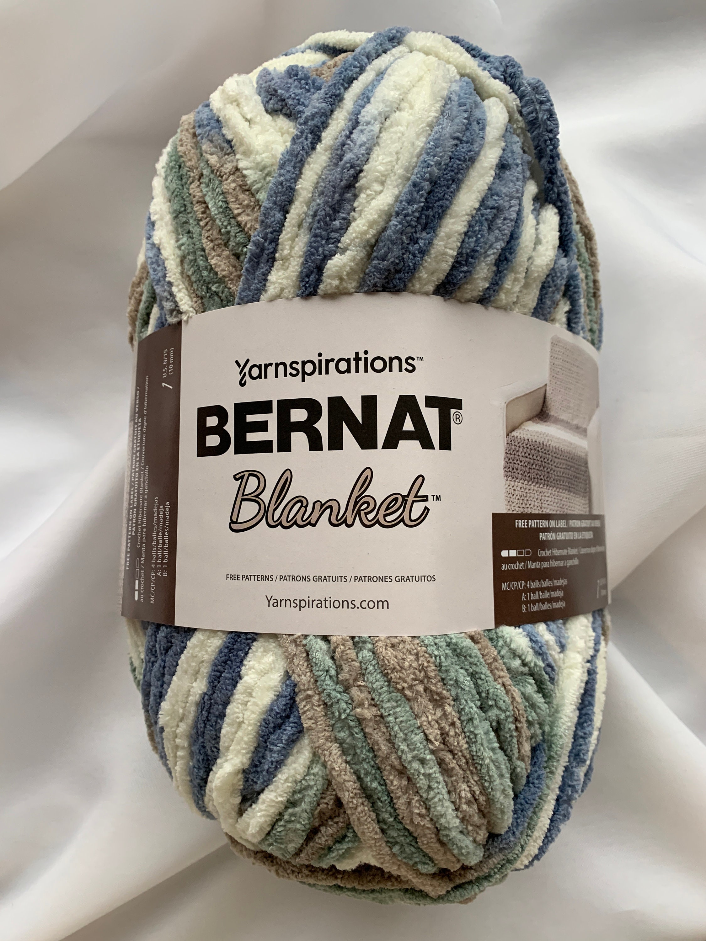 Bernat Blanket Stripes Yarn - Big Sky Country
