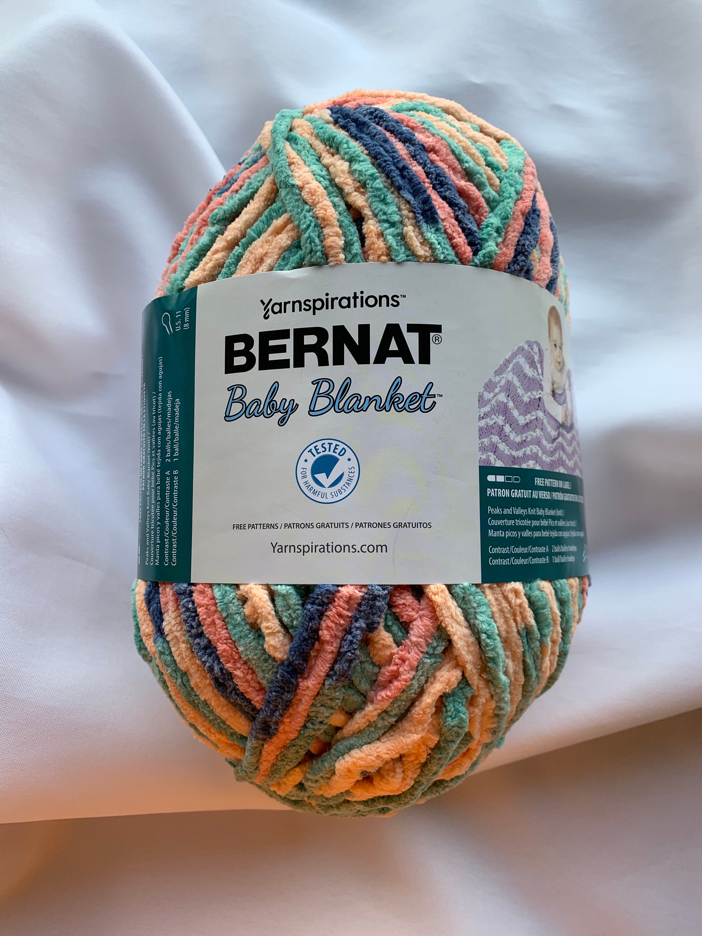 Mini Succulents 047 Bernat Baby Blanket 2yds 10 5 Oz Etsy