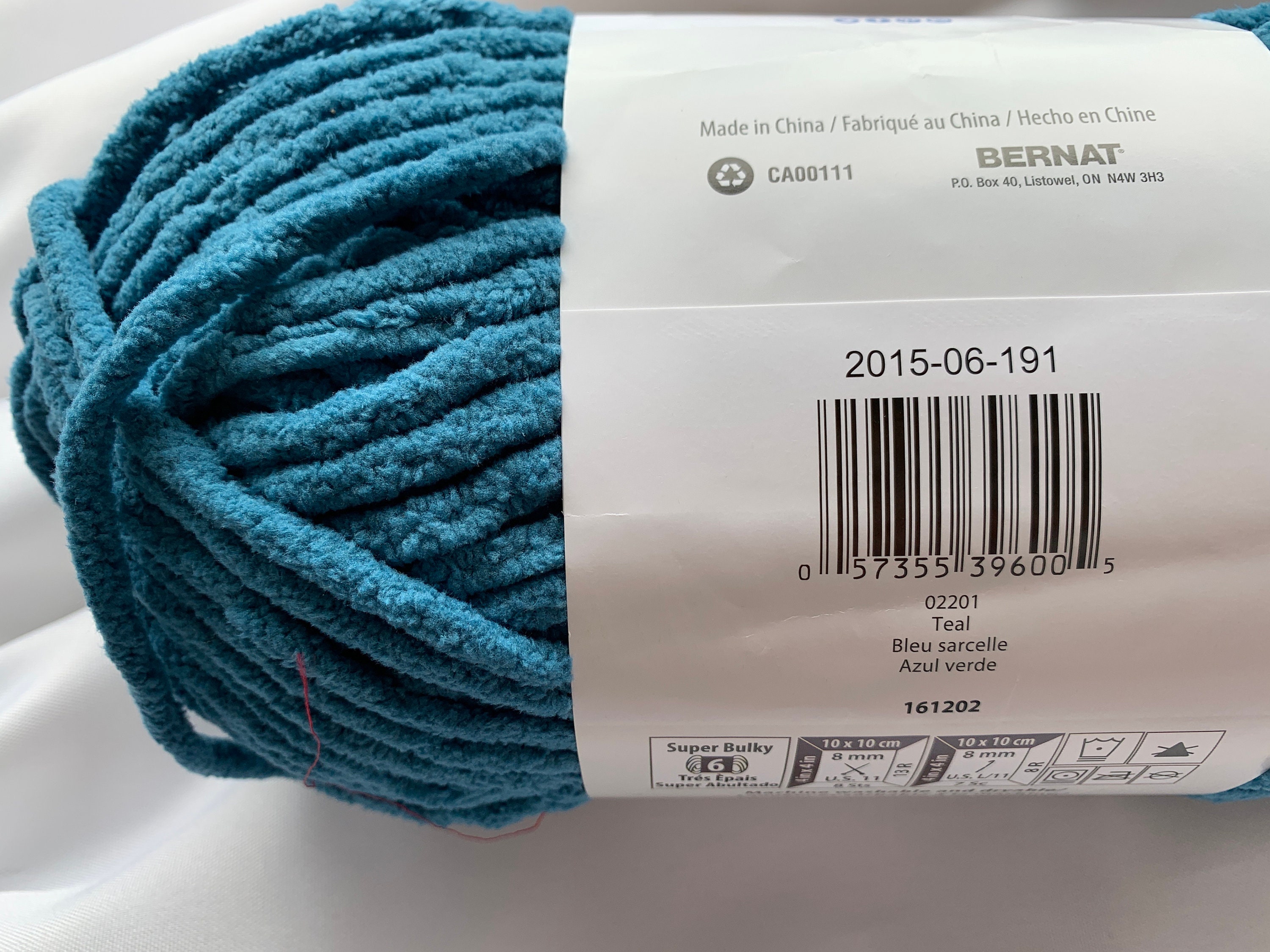 TEAL 02201 Bernat Blanket Yarn 5.3 Oz Skein 150 G 108 Yds Etsy