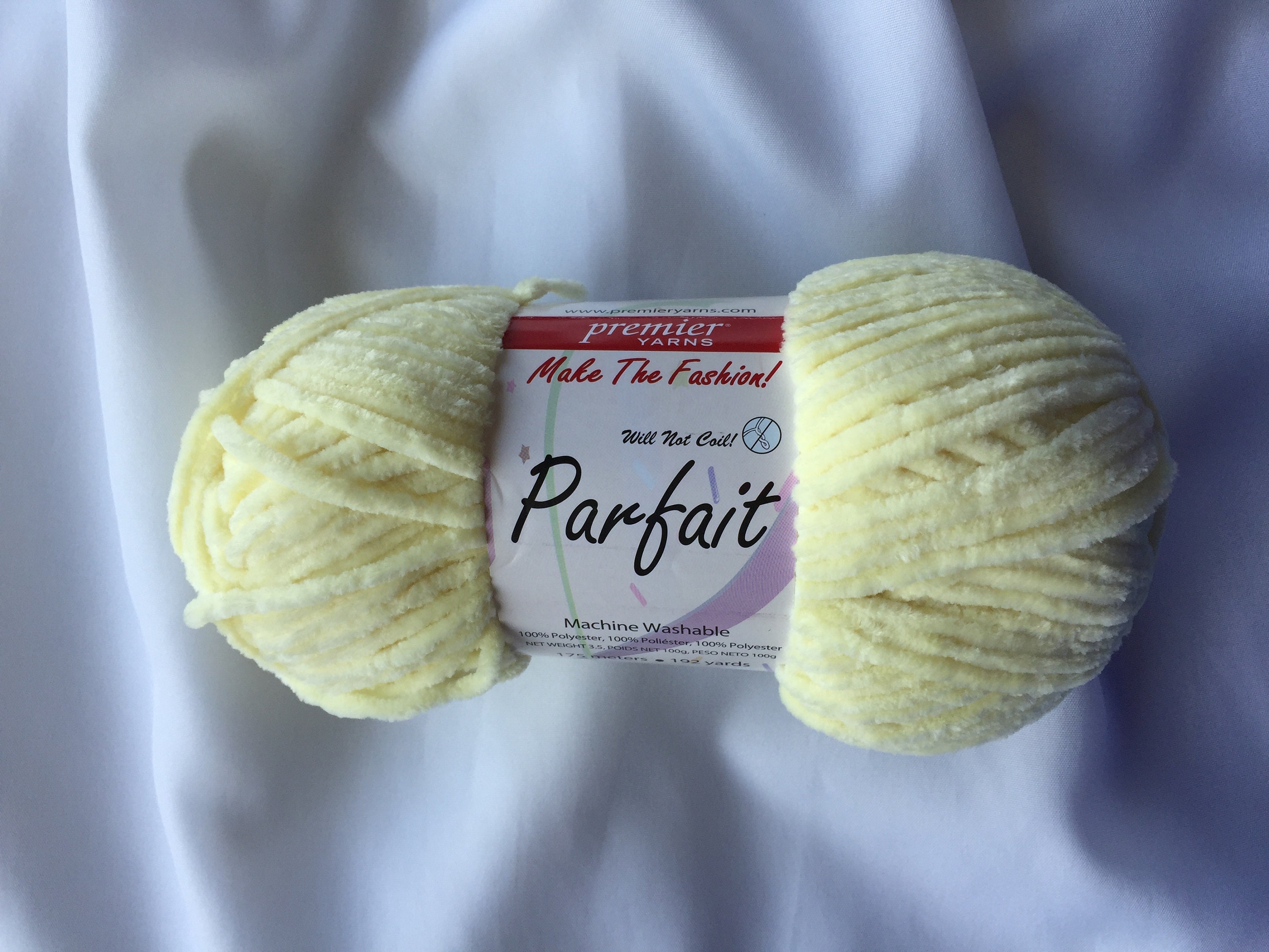 Premier Parfait Yarn BUTTER 30-12 192yds Premium Chenille Yarn Soft Cozy  Yarn Knit & Crochet Yarn Baby Yarn Hats Blankets 