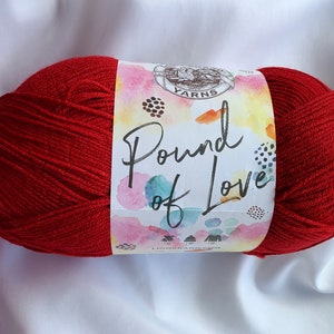 Lion Brand Pound of Love Yarn-Terracotta