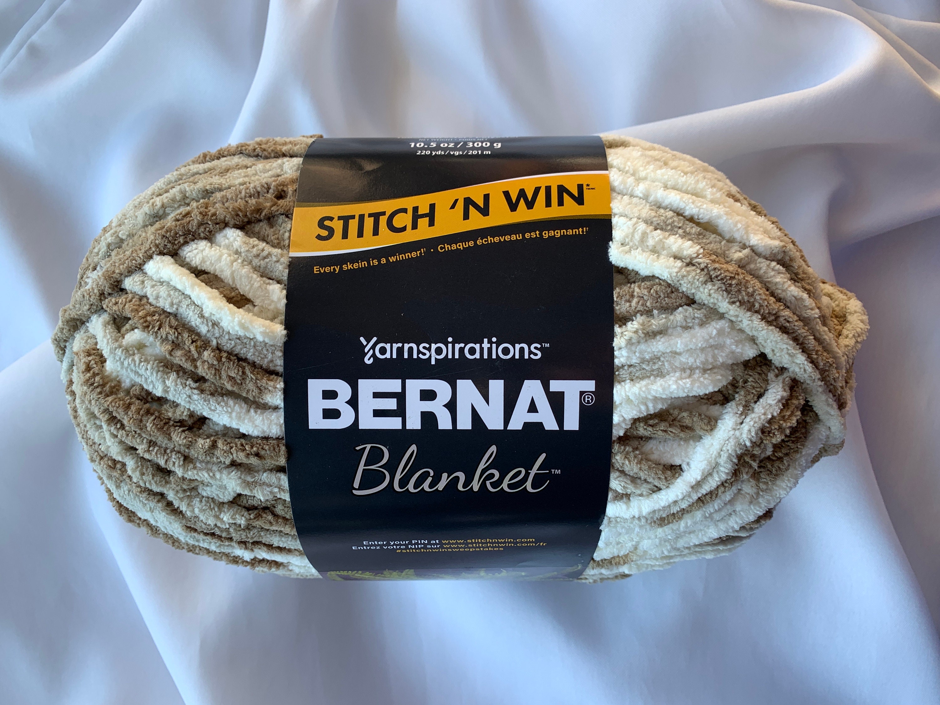 OATMEAL VARG 04761 Bernat Blanket Yarn 220yds 10.5 oz Skein Etsy