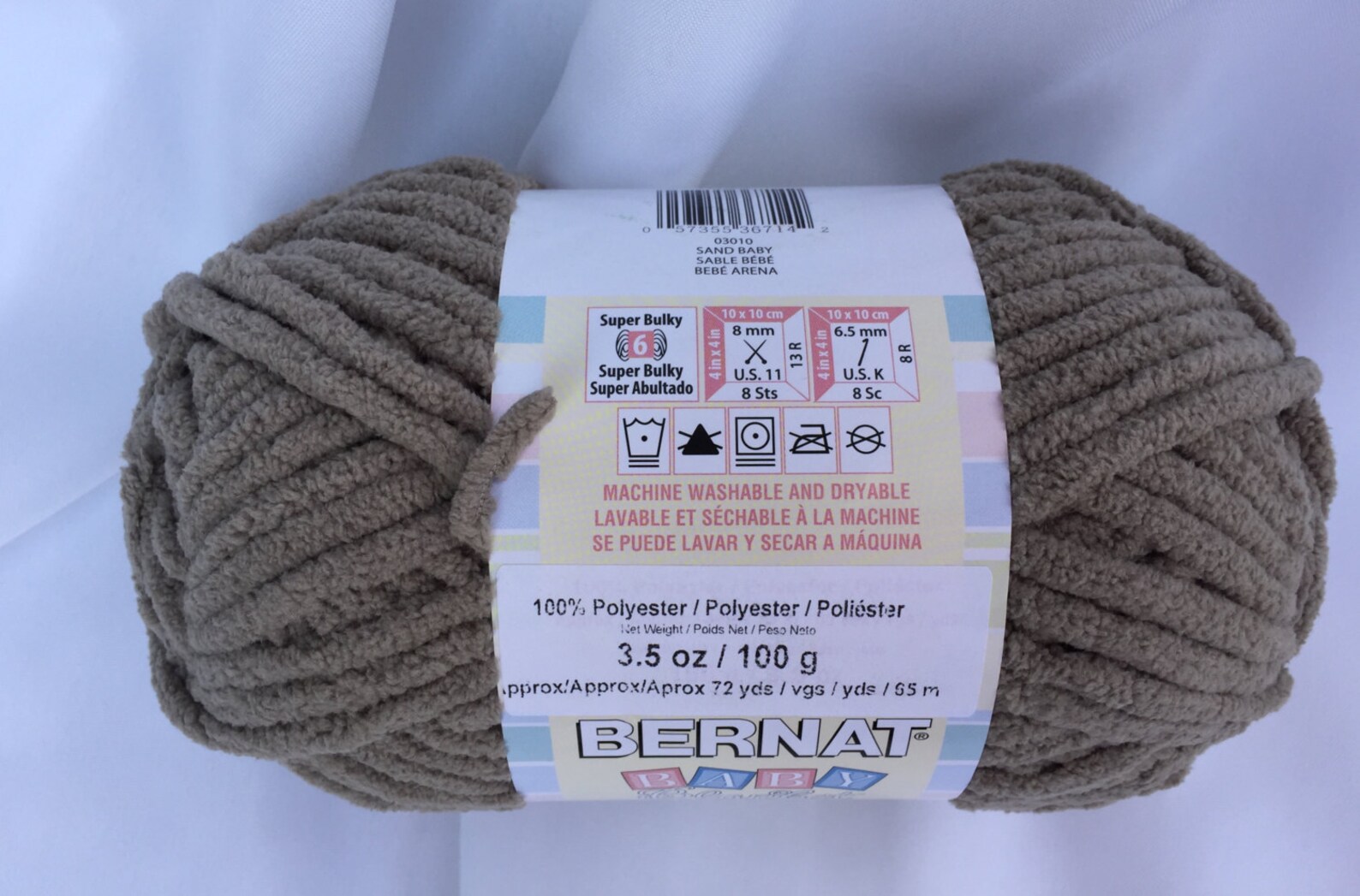 SAND BABY 03010 Bernat Baby Blanket Yarn 3.5 Oz. 100g 72yds Etsy
